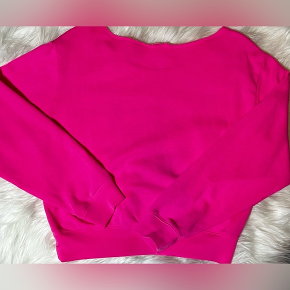 PINK VS Everyday Lounge Off The Shoulder Sweatshirt - Picture 8 of 9